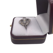 EDWARDIAN PLATINUM AND DIAMOND RING