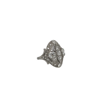 EDWARDIAN PLATINUM AND DIAMOND RING