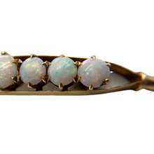 14K GOLD VICTORIAN OPAL BANGLE
