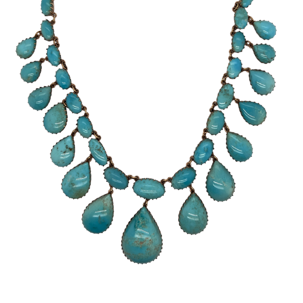 VICTORIAN PERSIAN TURQUOISE NECKLACE