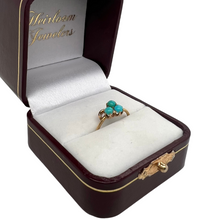 18K GOLD VICTORIAN TURQUOISE RING