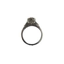 ART DECO 2.52CT DIAMOND AND SAPPHIRE RING