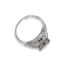ART DECO PLATINUM 1.47CT OLD EUROPEAN DIAMOND RING