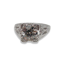 ART DECO PLATINUM 1.47CT OLD EUROPEAN DIAMOND RING