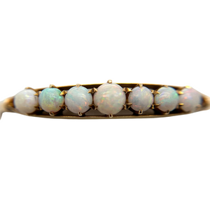 14K GOLD VICTORIAN OPAL BANGLE