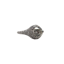 EDWARDIAN 1.34 PLATINUM DIAMOND RING