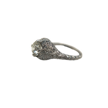 EDWARDIAN 1.34 PLATINUM DIAMOND RING