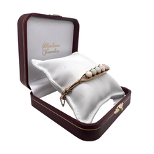 14K GOLD VICTORIAN OPAL BANGLE