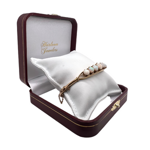 14K GOLD VICTORIAN OPAL BANGLE