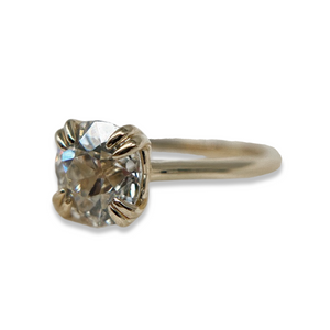 OLD MINE CUT 2.44 DIAMOND RING