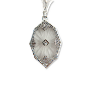 ART DECO 14K CAMPHOR NECKLACE