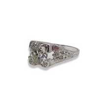 ART DECO PLATINUM 1.47CT OLD EUROPEAN DIAMOND RING