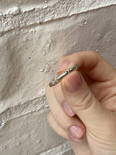 Vintage Engraved Wedding Band 14K White & Yellow Gold Size 9