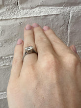 Vintage 2.22 Carat Old European Cut Diamond Engagement Ring GIA