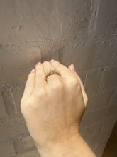 Vintage Estate Marquise Diamond Band 18K Yellow Gold