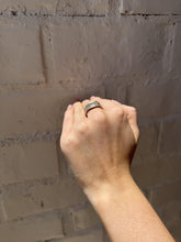 Vintage Art Deco Three Stone Old European Cut Diamond Ring