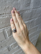 Vintage Dainty Ruby & Diamond Pinky Ring