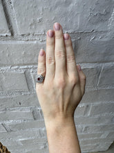 Vintage Dainty Ruby & Diamond Pinky Ring