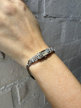 Dainty Vintage Platinum Diamond Watch