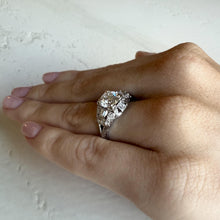 Vintage Art Deco 1.15 Carat Old European Cut Diamond Platinum Engagement Ring