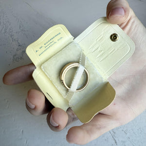 Heavy Vintage Gold Band Style Ring