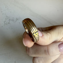 Heavy Vintage Gold Band Style Ring