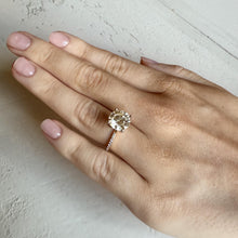 Natural 3.36 Carat Round Brilliant Cut Diamond Engagement Ring