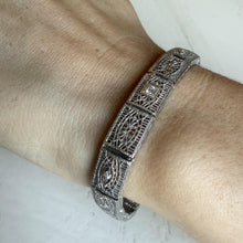 Vintage Filigree Style Diamond Bracelet