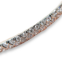 RETRO OLD EUROPEAN DIAMOND BANGLE