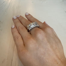 Vintage 1 Carat Diamond Cocktail Ring 14K White Gold
