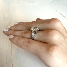 Vintage 2.01 Carat Antique Cushion Cut Diamond Engagement Ring GIA