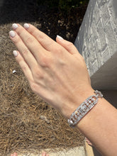 Vintage Art Deco Platinum 6 Carat Diamond Tennis Bracelet
