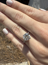 Vintage Platinum 2 Carat Old European Cut Diamond Engagement Ring