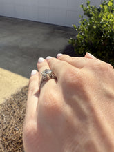 Vintage Platinum 2 Carat Old European Cut Diamond Engagement Ring