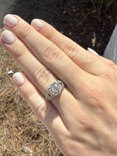 Vintage Edwardian 2.44 Carat Old Mine Cut Diamond Platinum Engagement Ring GIA