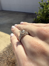 Vintage Edwardian 2.44 Carat Old Mine Cut Diamond Platinum Engagement Ring GIA