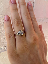 Dainty Vintage Diamond & Sapphire Ring Belias & Co
