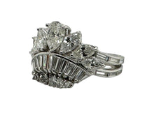 Vintage Custom Crown Diamond Ring Size 7