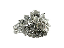 Vintage Custom Crown Diamond Ring Size 7