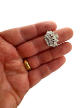 Vintage Custom Crown Diamond Ring Size 7