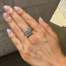 Vintage Art Deco Era 2.3 Carat Old Cut Diamond Halo Ring