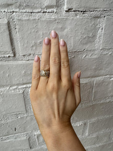 Vintage 2 Carat Diamond Cluster Cocktail Ring