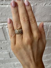 Vintage 2 Carat Diamond Cluster Cocktail Ring