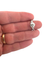 Art Deco 2.17 Carat Old European Cut Diamond Engagement Ring GIA