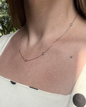 14K Yellow Gold Diamond By The Yard Necklace 1.0 Carats