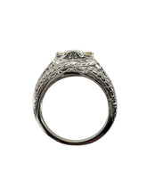 Edwardian 2.05 Carat Old European Cut Diamond Engagement Ring GIA