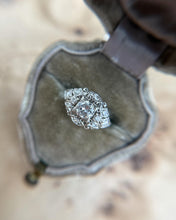 Vintage Platinum 0.5 Carat Diamond Engagement Ring