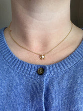 Vintage Dainty Opal & Pearl Pendant & Chain Necklace