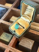 Vintage 4.98 Carat Colombian Emerald French Cut Diamond Platinum Ring GIA