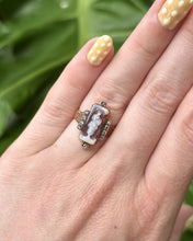 Vintage 14k Rose Gold Cameo Ring Size 6